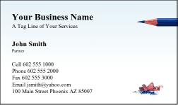 Business Card Design 66 for the Writers Industry.