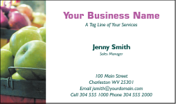 Business Card Design 634 for the Grocers Industry.