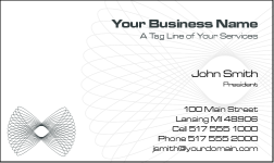 Business Card Design 791 for the Academic Industry.