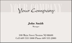 Business Card Design 343 for the Insurance Industry.