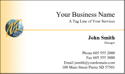Business Card Design 10 for the Computer Sales Industry.