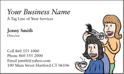 Business Card Design 30 for the Hairdressing Industry.