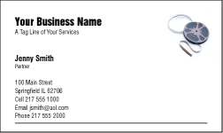 Business Card Design 177 for the Cameraman Industry.