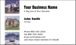 Business Card Design 9 for the Auctioneering Industry.