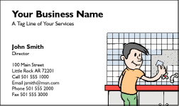 Business Card Design 215 for the Tiling Industry.