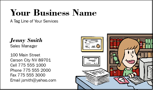 Business Card Design 206 for the Law Industry.