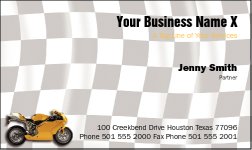 Business Card Design 836 for the Mechanical Industry.