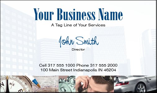 Business Card Design 559 for the MLM Industry.