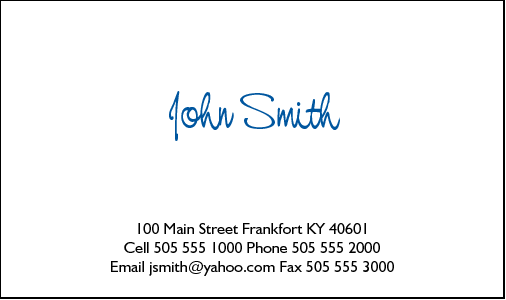 Business Card Design 332 for the Students Industry.