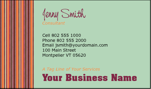 Business Card Design 2553