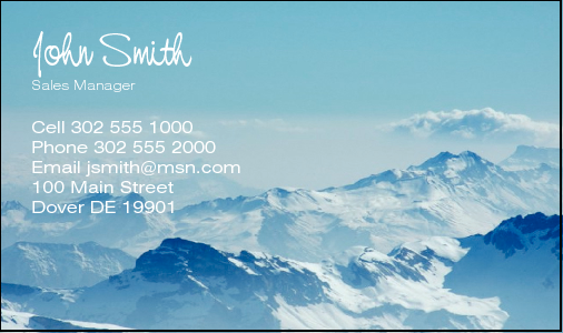 Business Card Design 1906