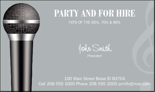 Business Card Design 821