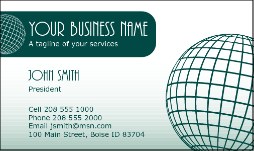 Business Card Design 3268
