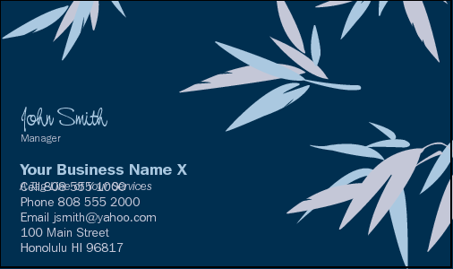 Business Card Design 1477