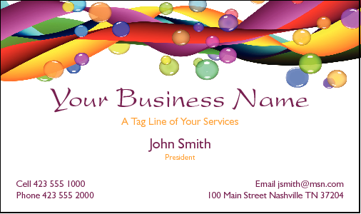 Business Card Design 2468