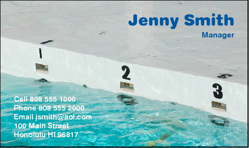 Business Card Design 1973