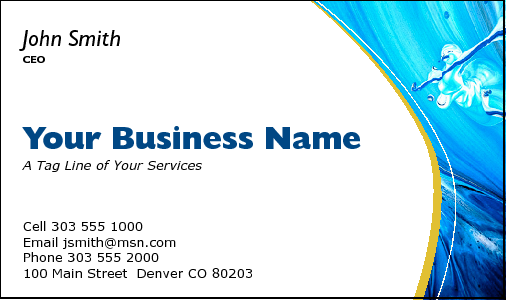 Business Card Design 2100